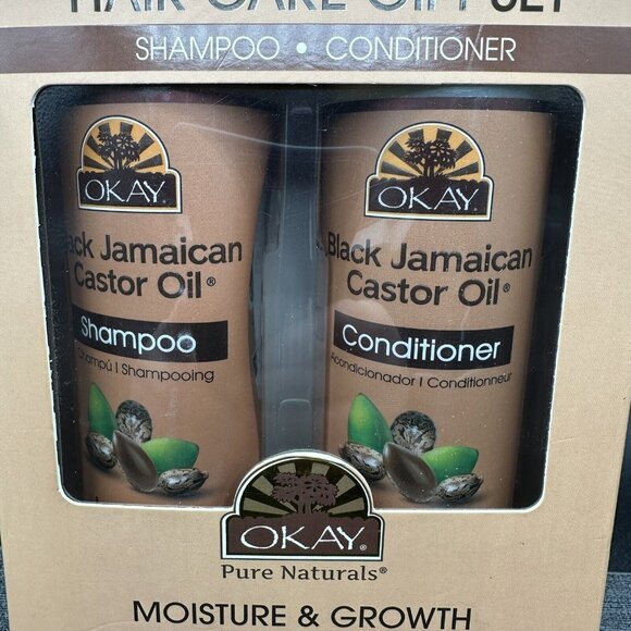Black Jamaican Castor Oil Shampoo+Conditioner All Hair Types & Textures Repair - Picture 3 of 12